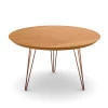 Mesa de Centro Redonda Pés de Ferro 67 x 67 x 38 Evolution Patrimar Cinamomo
