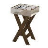 Mesa Lateral Espelhada 4024 JB Bechara Canela