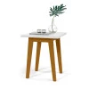 Mesa Lateral Quadrada 45 x 45 x 54 Prism Patrimar Branco