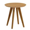 Mesa Lateral Redonda Sala de Estar 60x60x66 Classic Imcal Nature