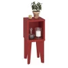 Mesa de Canto Retrô Tubi RV Móveis Vermelho