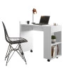 Mesa Pequena Para Escritório Estudos 94cm Alessa M2 Lukaliam Branco