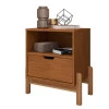 Mesa de Cabeceira 1 Gaveta 1 Nicho 52cm x 58cm Antares Casa D Cedro