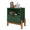 Mesa de Cabeceira 1 Gaveta 1 Nicho 52cm x 58cm Antares Casa D Verde