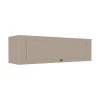 Módulo Armário Aéreo 120cm 1 Porta Basculante 100% MDF Cozinha Provence Robel Fendi/Fendi Matte