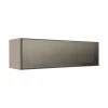 Módulo Armário Aéreo 120cm 1 Porta Basculante Vidro Reflecta Cozinha Modulada Robel Fendi