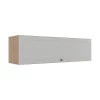 Módulo Armário Aéreo 120cm 1 Porta Basculante 100% MDF Cozinha Provence Robel Hanover/Branco Matte
