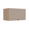 Módulo Armário Aéreo 60cm 1 Porta Basculante 100% MDF Cozinha Provence Robel Hanover/Fendi Matte