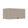 Módulo Armário Aéreo 70cm 1 Porta Basculante 100% MDF Cozinha Provence Robel Fendi/Fendi Matte