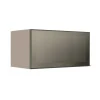Módulo Armário Aéreo 70cm 1 Porta Basculante Vidro Reflecta Cozinha Modulada Robel Fendi