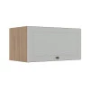 Módulo Armário Aéreo 70cm 1 Porta Basculante 100% MDF Cozinha Provence Robel Hanover/Branco Matte