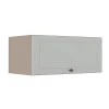 Módulo Armário Aéreo 80cm 1 Porta Basculante 100% MDF Cozinha Provence Robel Fendi/Branco Matte