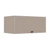Módulo Armário Aéreo 80cm 1 Porta Basculante 100% MDF Cozinha Provence Robel Fendi/Fendi Matte