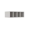 Módulo Nicho Adega Horizontal 60x20x34cm 100% MDF Cozinha Modulada Robel Branco