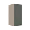 Módulo Armário Aéreo 68x30x34cm 1 Porta 100% MDF Cozinha Modulada Provence Robel Fendi/Sálvia Matte