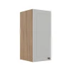 Módulo Armário Aéreo 68x30x34cm 1 Porta 100% MDF Cozinha Modulada Provence Robel Hanover/Branco Matte