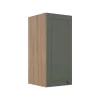 Módulo Armário Aéreo 68x30x34cm 1 Porta 100% MDF Cozinha Modulada Provence Robel Hanover/Sálvia Matte