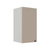 Módulo Armário Aéreo 68x35x34cm 1 Porta 100% MDF Cozinha Modulada Provence Robel Branco/Fendi Matte