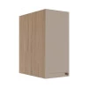 Módulo Armário Aéreo 68x35x56cm 1 Porta 100% MDF Cozinha Modulada Provence Robel Hanover/Fendi Matte