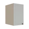 Módulo Armário Aéreo 68x40x56cm 1 Porta 100% MDF Cozinha Modulada Provence Robel Fendi/Branco Matte
