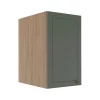Módulo Armário Aéreo 68x40x56cm 1 Porta 100% MDF Cozinha Modulada Provence Robel Hanover/Sálvia Matte
