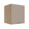 Módulo Armário Aéreo 68x60x56cm 2 Portas 100% MDF Cozinha Provence Robel Hanover/Fendi Matte
