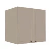 Módulo Armário Aéreo 68x70x56cm 2 Portas 100% MDF Cozinha Provence Robel Fendi/Fendi Matte