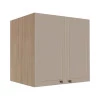 Módulo Armário Aéreo 68x70x56cm 2 Portas 100% MDF Cozinha Provence Robel Hanover/Fendi Matte