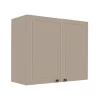 Módulo Armário Aéreo 68x80x34cm 2 Portas 100% MDF Cozinha Modulada Provence Robel Fendi/Fendi Matte
