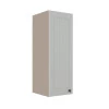 Módulo Armário Aéreo 88x30x34cm 1 Porta 100% MDF Cozinha Provence Robel Fendi/Branco Matte