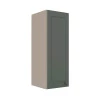 Módulo Armário Aéreo 88x30x34cm 1 Porta 100% MDF Cozinha Provence Robel Fendi/Salvia Matte