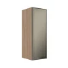 Módulo Armário Aéreo 88x30X34cm 1 Porta Vidro Reflecta Cozinha Modulada Robel Hanover