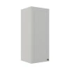 Módulo Armário Aéreo 88x35x34cm 1 Porta 100% MDF Cozinha Provence Robel Branco/Branco Matte