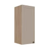 Módulo Armário Aéreo 88x35x34cm 1 Porta 100% MDF Cozinha Provence Robel Hanover/Fendi Matte