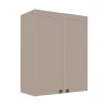 Módulo Armário Aéreo 88x70x34cm 2 Portas 100% MDF Cozinha Provence Robel Fendi/Fendi Matte