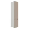 Módulo Paneleiro 208x40x56cm 2 Portas 100% MDF Cozinha Provence Robel Branco/Fendi Matte