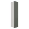 Módulo Paneleiro 208x40x56cm 2 Portas 100% MDF Cozinha Provence Robel Branco/Salvia Matte