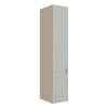 Módulo Paneleiro 208x40x56cm 2 Portas 100% MDF Cozinha Provence Robel Fendi/Branco Matte