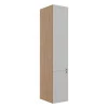 Módulo Paneleiro 208x40x56cm 2 Portas 100% MDF Cozinha Provence Robel Hanover/Branco Matte