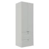 Módulo Paneleiro 172x70x56cm 2 Portas 2 Gavetas 100% MDF Cozinha Provence Robel Branco/Branco Matte