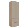 Módulo Paneleiro 172x70x56cm 2 Portas 2 Gavetas 100% MDF Cozinha Provence Robel Hanover/Fendi Matte