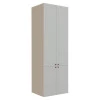 Módulo Paneleiro 208x70x56cm 4 Portas 100% MDF Cozinha Provence Robel Fendi/Branco Matte