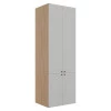 Módulo Paneleiro 208x70x56cm 4 Portas 100% MDF Cozinha Provence Robel Hanover/Branco Matte