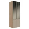 Módulo Paneleiro 208x70x56cm 4P Com Vidro Reflecta Cozinha Provence Robel Hanover/Fendi Matte