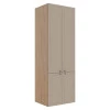 Módulo Paneleiro 208x70x56cm 4 Portas 100% MDF Cozinha Provence Robel Hanover/Fendi Matte