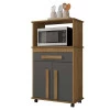 Balcão Multiuso Para Micro-ondas ou Forno 74cm Toronto RV Móveis Cinamomo/Grafite