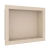 Nicho Para Banheiro 40x30x10 Mármore Sintético Cozimax Bege Liso