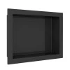Nicho Para Banheiro 40x30x10 Mármore Sintético Cozimax Preto Liso
