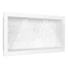 Nicho Para Banheiro Com LED 60x30 Mármore Sintético Cozimax Branco Textura