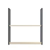 Módulo Nicho Metal 68x60x33cm 2 Prateleiras Cozinha Modulada Robel Fendi